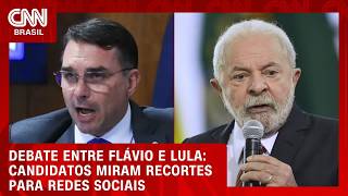 Vídeo: Lula e Flávio Bolsonaro vão a debate na TV de olho em redes sociais; veja análise | CNN AGORA