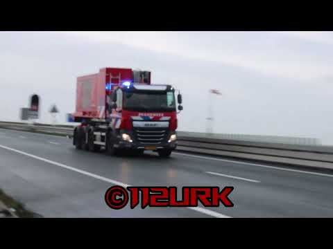 P1 / P2 Veel Brandweer Met Spoed naar GRIP 2 In Rutten • en Crashtender Lelystad