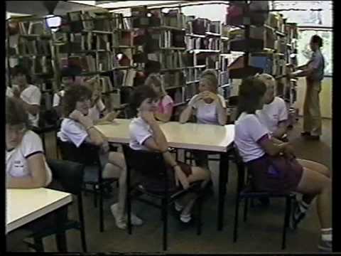 Corinda High Channel 9 school visit - 1984