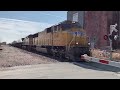 Granite Street Railroad Crossing UP 4641 Manifest Onawa IA