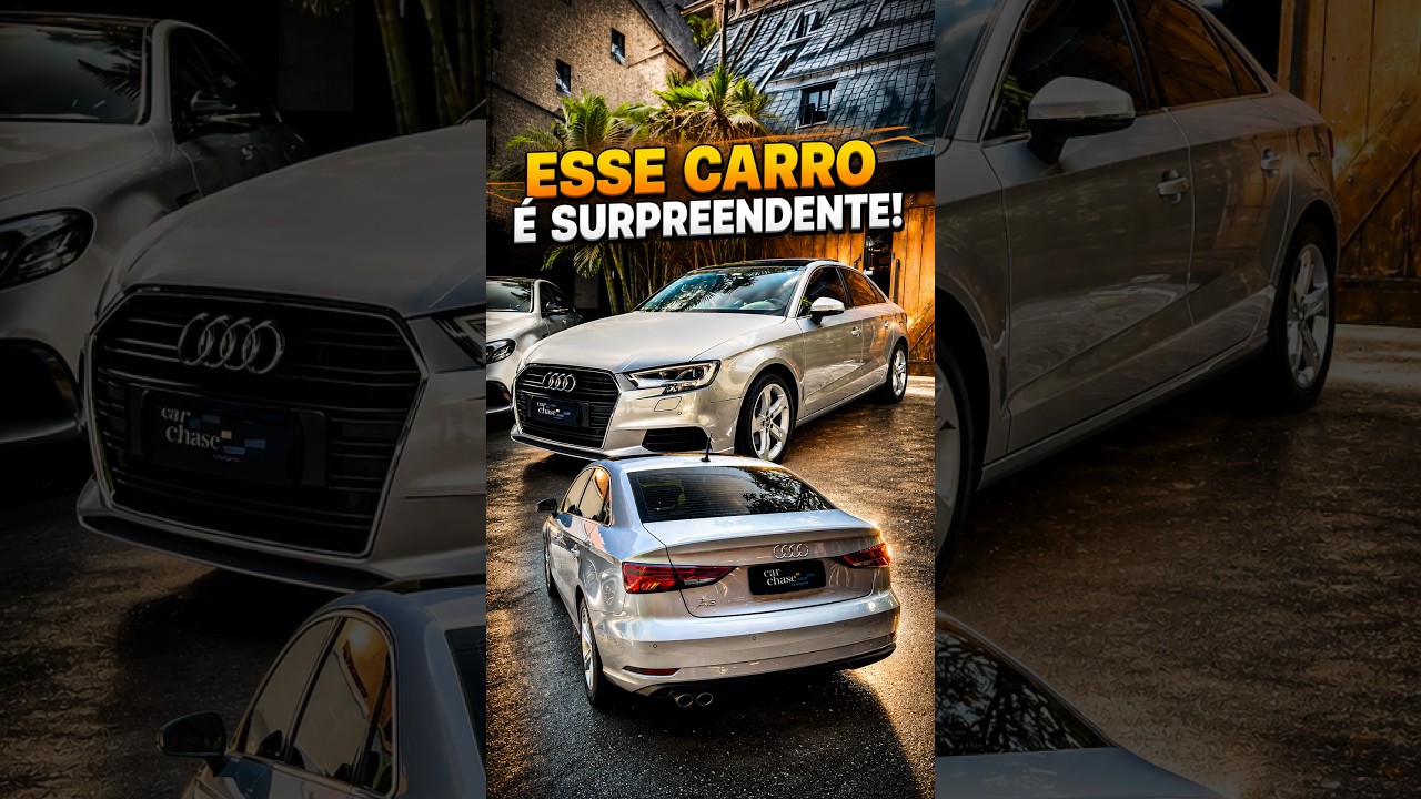 ESSE É O MELHOR CARRO PREMIUM PARA QUEM ESTÁ COMEÇANDO!!🔥 AUDI A3 1.4 TFSI FLEX!!