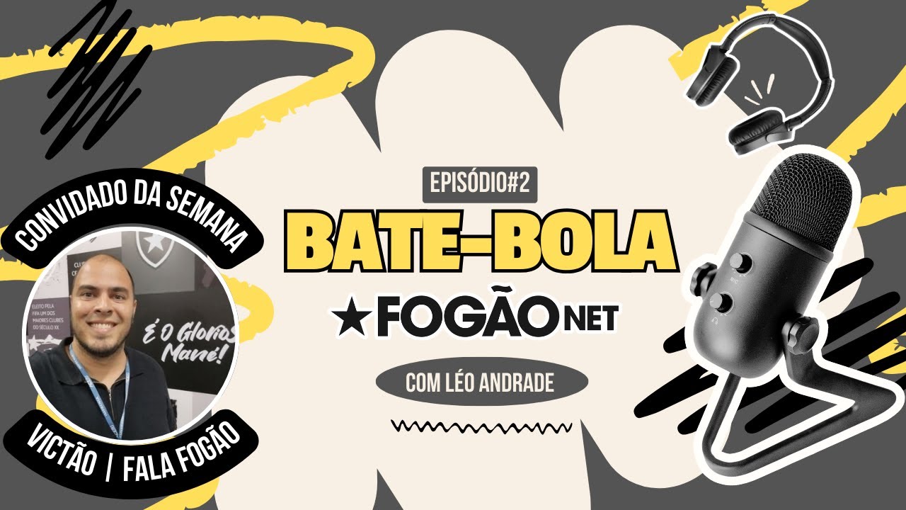 VÍDEO | Em 2º episódio, Bate-Bola FogãoNET recebe Victão, do canal Fala Fogão VÍDEO | Em 2º episódio, Bate-Bola FogãoNET recebe Victão, do canal Fala Fogão
