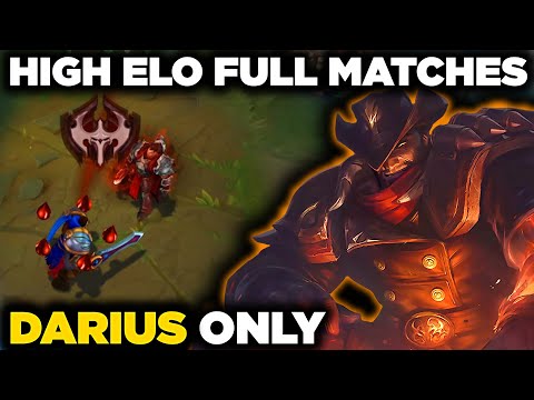 High Elo Darius Gameplay | How to Play Teamfights | How to Build Correctly