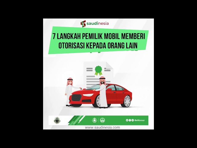 7 Langkah Otorisasi Kendaraan Untuk Orang Lain