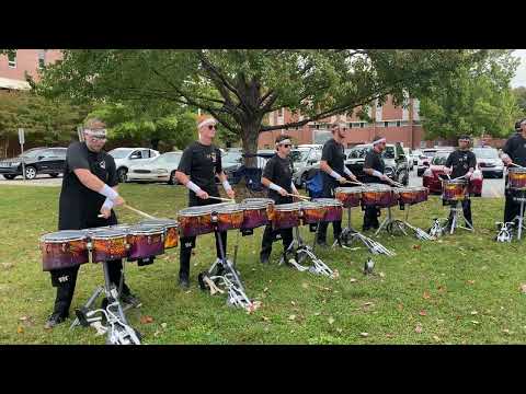 100122 WCU Gold Drumline Jelly Warmup