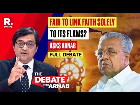 Debate With Arnab: After Udhayanidhi, Kerala CM Pinarayi Vijayan ...