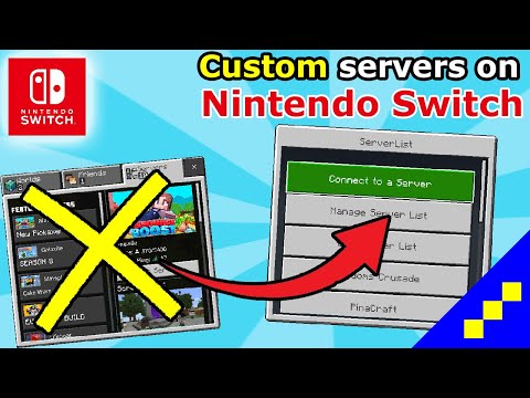 How to join custom servers on Nintendo Switch [Minecraft Bedrock Tutorial]