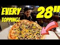 This Pizza Had Every Single Topping On It 28 And It S Huge Mom Vs Food MOLLY SCHUYLER EATS