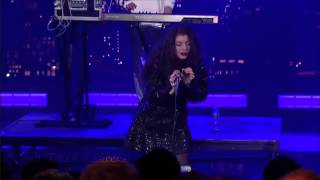 Lorde   White Teeth Teens Live On Letterman   YouTube