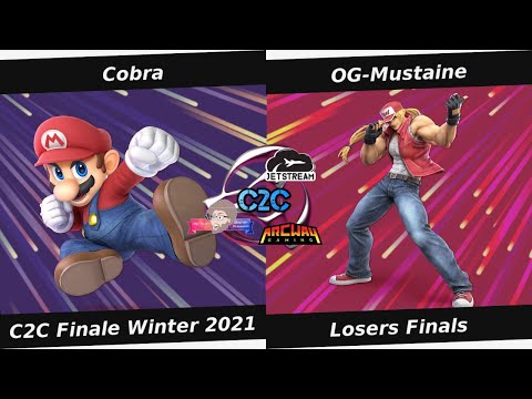 C2C Finale Winter 2021 Losers Finals - Cobra (Mario) Vs. OG-Mustaine (Terry) Smash Ultimate - SSBU