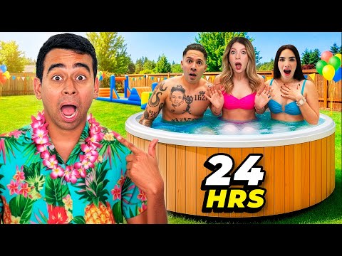 24 HOURS in a HEATED POOL