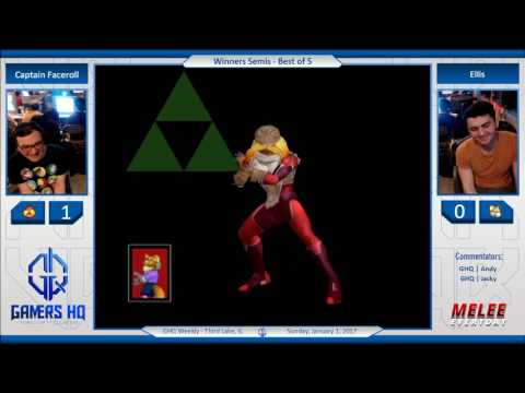 GHQ Weekly [1/1/17] - Captain Faceroll (Sheik) vs. Ellis (Fox) - SSBM - Winners Semis