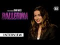 John Wick Meets Swan Lake Ana De Armas Ballerina Brawl Interview
