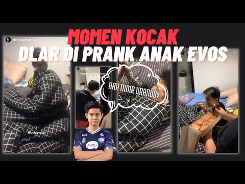 MOMEN KOCAK EVOS DLAR DI PRANK ANAK-ANAK EVOS PAS LAGI ULANG TAHUN