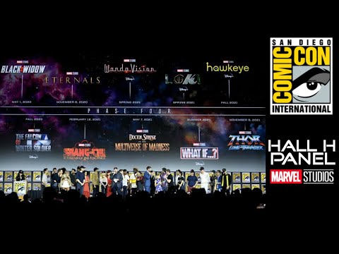 Presentación Fase 4 Marvel Studios Hall H / San Diego Comic Con Panel Completo