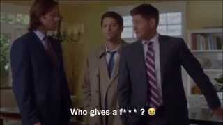 freakin' suburbs!  (Supernatural Gag Reel Season 8)