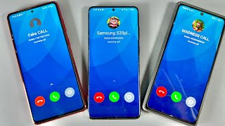 Fake Incoming Calls Samsung Galaxy Note 20 vs Galaxy Note 10 vs Samsung S20+ Outgoing Call Fake