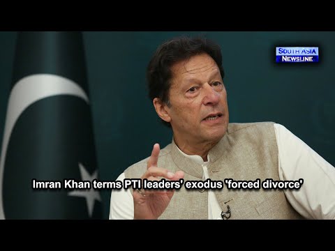 Imran Khan terms PTI leaders' exodus 'forced divorce'