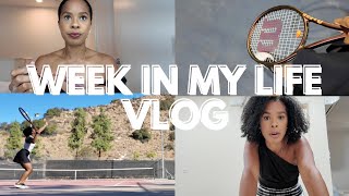 pov: you started a new sport at 28 🎾(akon & burna boy concert, tennis training, 3v3 meta event)