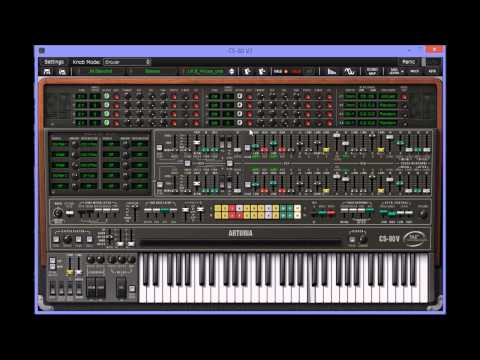 Arturia CS80 V The BIG Soundtest Classic and Iconic Synth