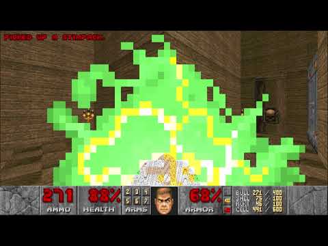 Doom 2: Hell on Earth (Ultra-Violence Plus 100%) - Map 15: Industrial Zone (Secret Exit)