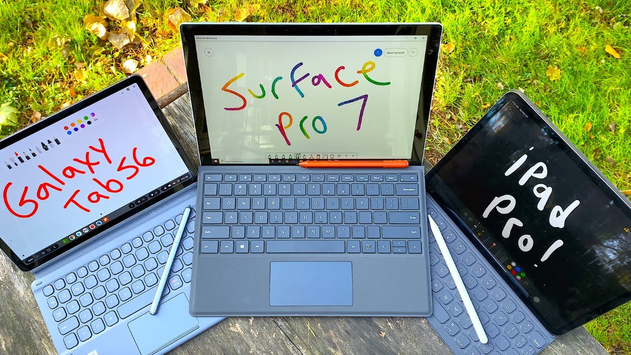 Samsung Galaxy Tab S6 vs Surface Pro 7 vs iPad Pro 11