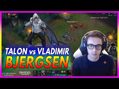 436. Bjergsen Talon vs Vladimir Mid - March 19th, 2017 - Patch 7.5 Season 7