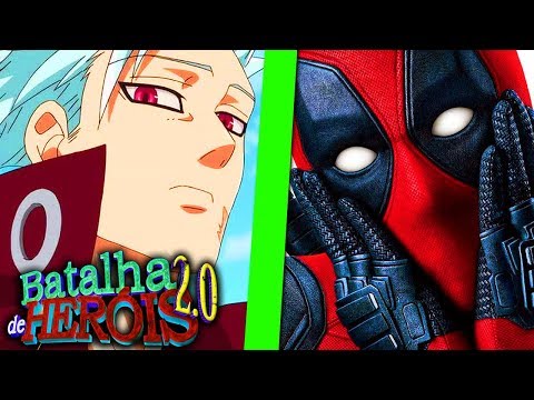 Minecraft BATALHA DE HERÓIS 2.0 - BAN vs DEADPOOL ! BATALHA DE IMORTAIS NANATSU NO TAIZAI e MARVEL !