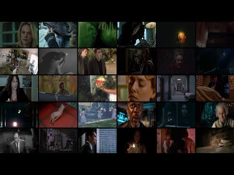 30 Famous Movie Jump Scares Playing At Once