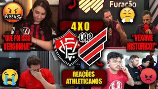 REAÇÕES dos ATHLETICANOS - VITÓRIA 4X0 ATHLETICO-PR - COPA DO BRASIL 2026 - VIRADA HISTÓRICA!