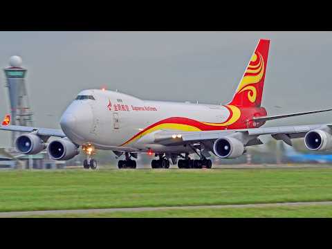 +35 MIN OF HEAVY DEPARTURES | B747, A380, A350 | Amsterdam Schiphol Airport Spotting