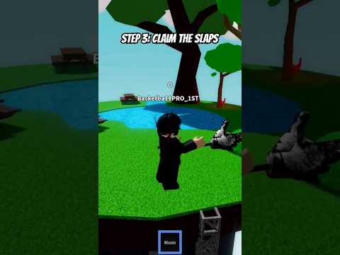 how to get infinite slaps in slap battles 😱 #shorts #roblox #slapbattles #gaming