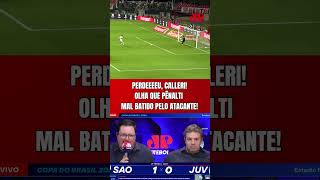 NÃÃÃÃÃO, CALLERI!!! PÊNALTI MUITO MAL BATIDO EM SÃO PAULO X JUVENTUDE!
