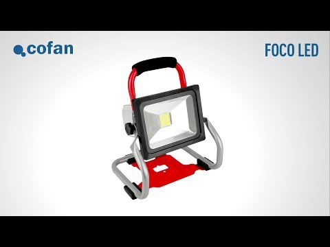 Foco Led COB 20w Proyector Profesional Móvil con soporte y asa de