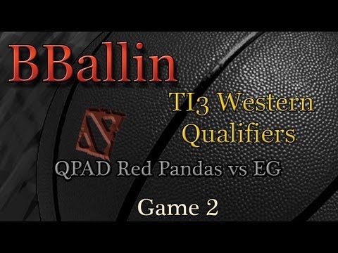 QPAD Red Pandas vs EG (TI3 Western Qualifiers) Game 2