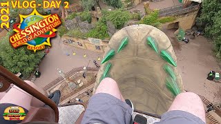 Chessington World Of Adventures 2021 VLOG - Day 2 - Croc Drop, Vampire, Room on the Broom & More!