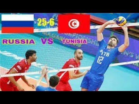 Highlight RUSSIA vs TUNISIA Men's World Championship Volleyball 2018