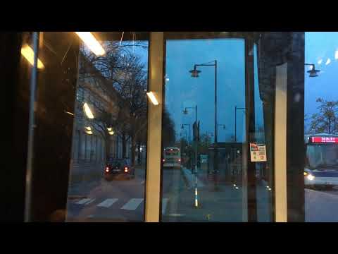 Bus ride line 11 from Oxbacken to Sjukhuset, Huvudingången.