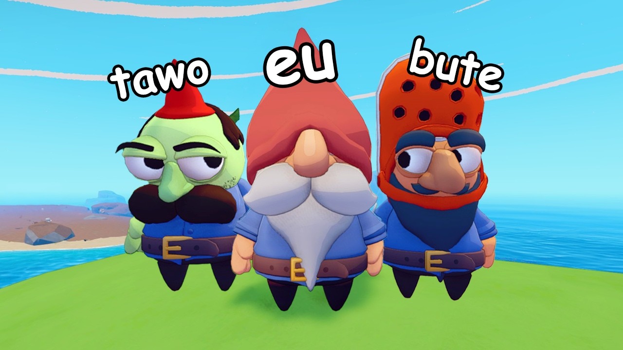 3 GNOMIOS zoando num navio PIRATA