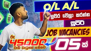 thumb for Best Job Vacancy 2024 Sinhala | A/L O/L ඉවර වෙලා කරන්න සුපිරි Job Vacancies 05 ක්