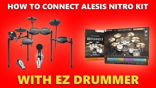 Video thumbnail for HOW to connect ALESIS NITRO KIT with EZ DRUMMER by Stamatis Stabos