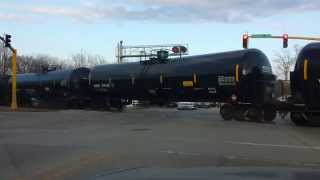 preview picture of video 'Train in Mason City, Iowa'