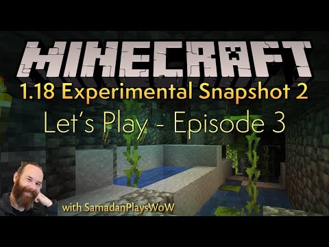 Minecraft 1.18 | Let's Play - Episode 3 | First Cave Exploration