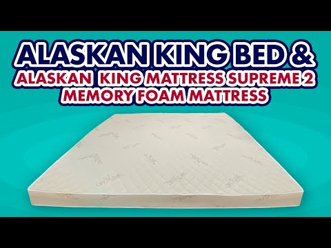 Alaskan King Bed & Alaskan King Mattress-Best Medium Comfort