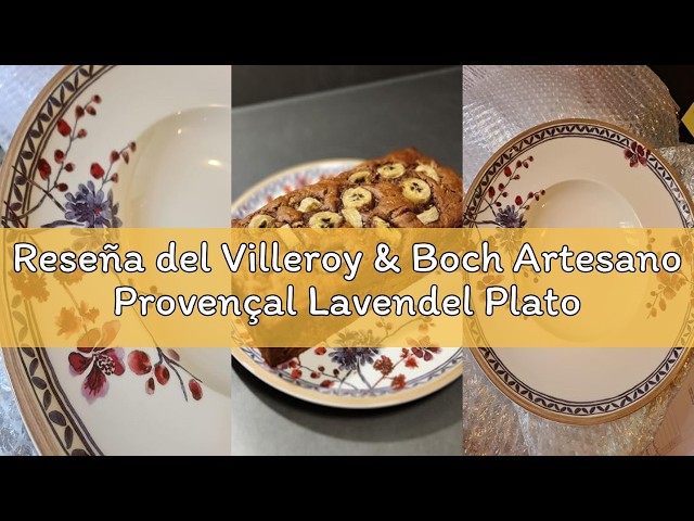 Vídeo relacionado con Villeroy & Boch 10-4264-2660 Plato de Pan NewMoon pequeño para Desayuno, Brunch o Aperitivos de Porcelana Premium, Apto para lavavajillas, 16 cm, Color Blanco
