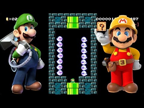 - Super Mario Maker Wii U - Luigi's Mansion! [8]