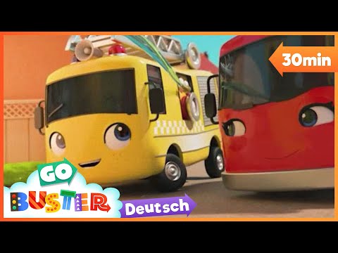 Buster Firetruck rettet den Tag - Fahrzeuge für Kinder | Cartoons für Kinder | Buster und Freunde