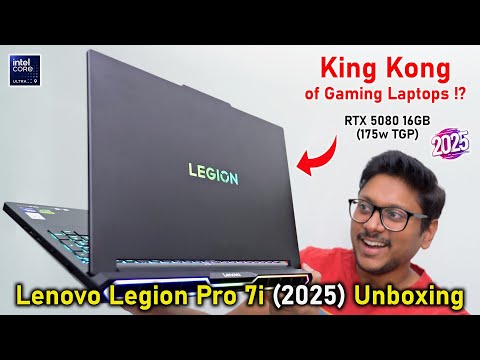 Unboxing My Most Powerful RTX 5080 Gaming Laptop... !?🤯 Lenovo Legion Pro 7i (2025)🔥