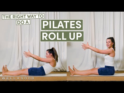 How to do a Pilates Roll Up | The Right Way | Well+Good