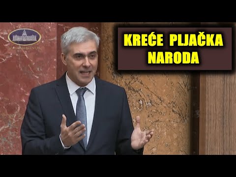 Jerković zatresao Skupštinu: Sudije i izvršitelji skovali zaveru - oduzimaće narodu plate, imovinu..